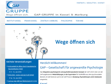 Tablet Screenshot of gap-gruppe.net